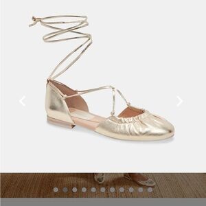 Ankle Wrap Ballet Flats